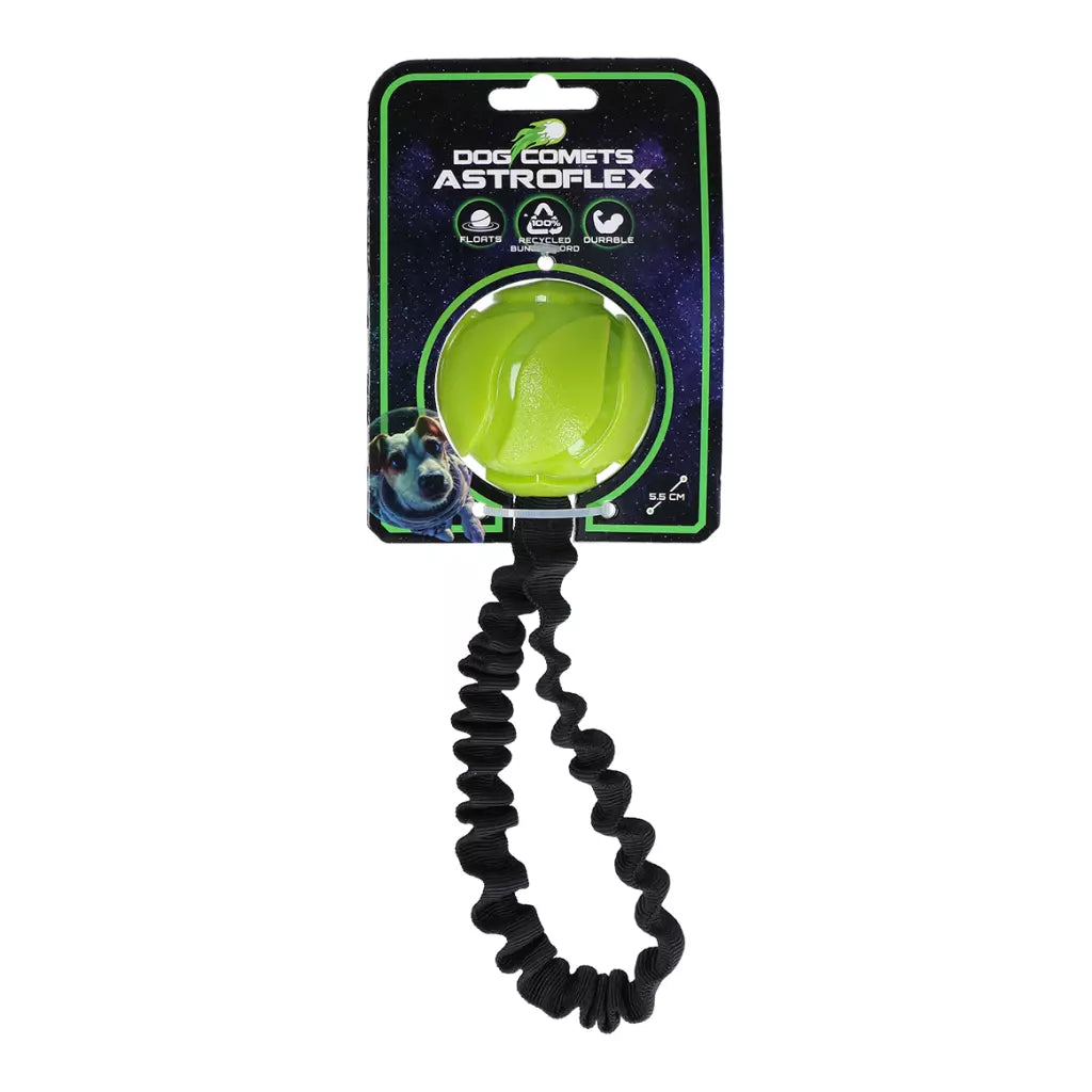 Dog Comets - Balle avec sangle élastique - 3 couleurs disponibles