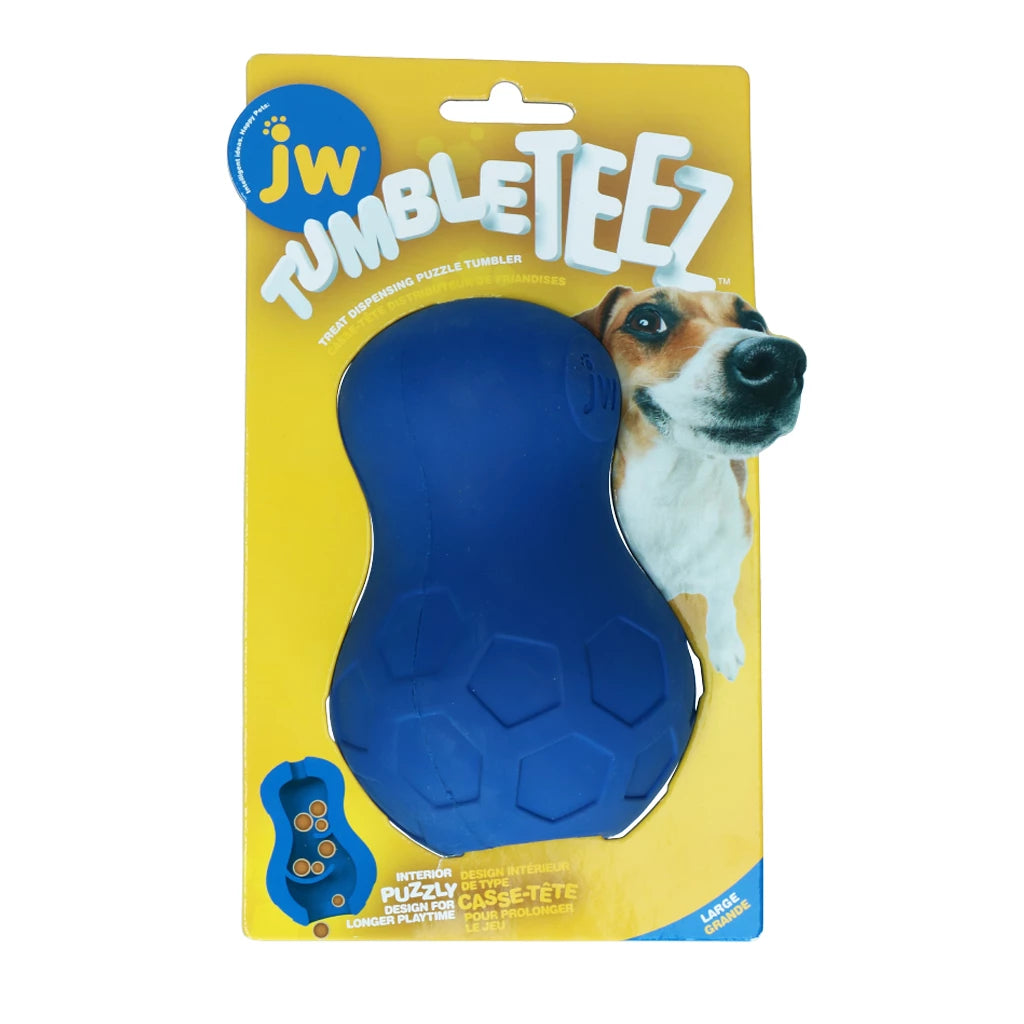 JW Tumble Teez - Balle à friandises - 2 tailles disponibles
